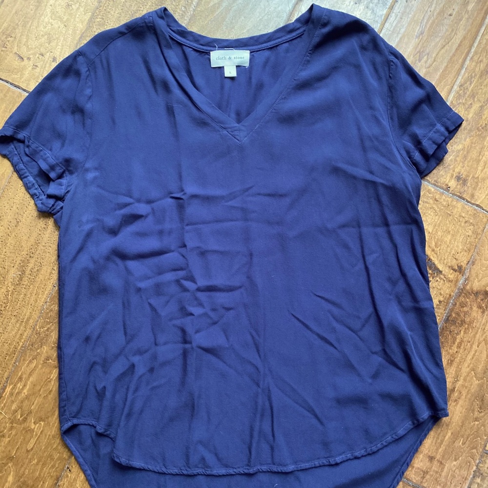 Cloth & Stone rayon top - sz L